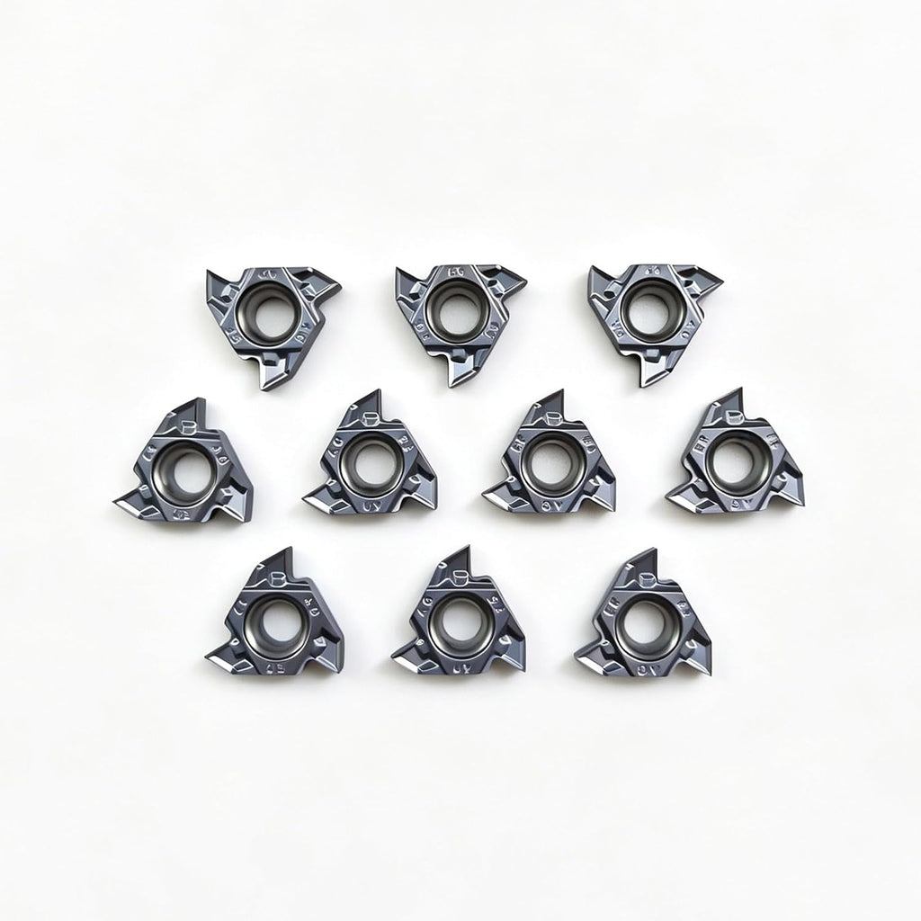 20PCS 16ER AG60 Lathe Threading Insert External 60 Degree Thread for Steel