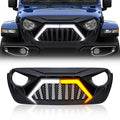 Front Goliath Grill w/DRL & Turn Signal For 2018+ Wrangler JL Gladiator JT