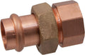 NIBCO Fig No PC633-3, 2 in. Copper Union Press x Female Threaded, Leak Detect