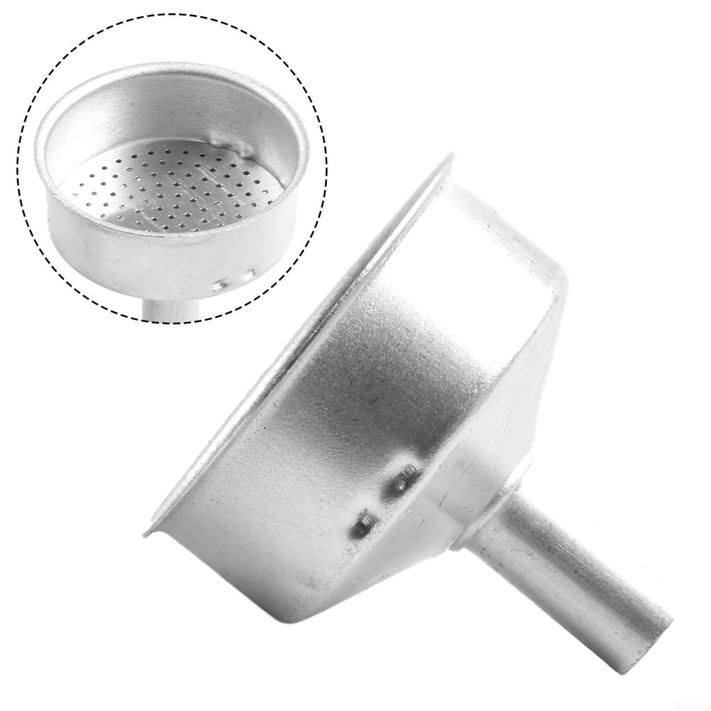 Moka Funnel Filter Replacement For Espresso Coffee, Moka Pot Funnel,Portable Espresso Maker Funnel Filter(300ML)