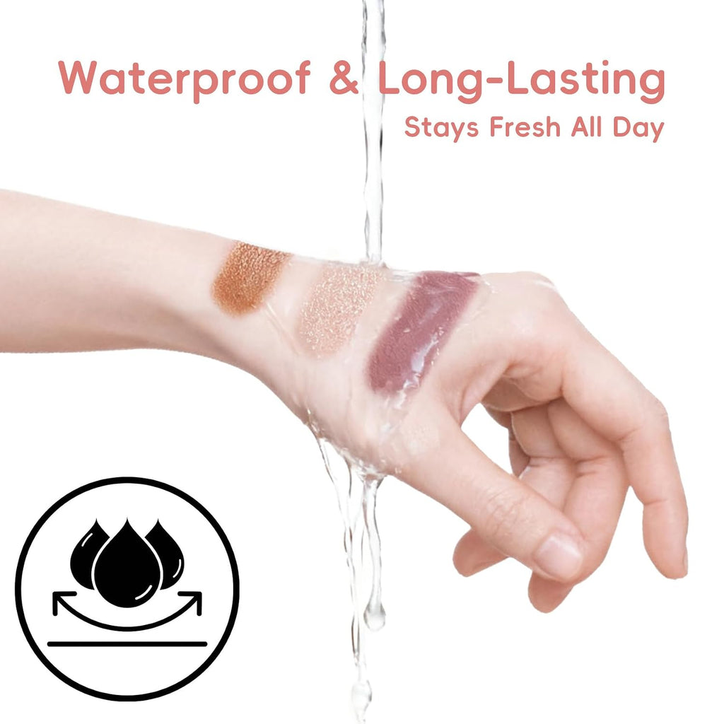 Eyeshadow Sticks 3Pcs Set, Waterproof & Crease-Proof, Easy Blend