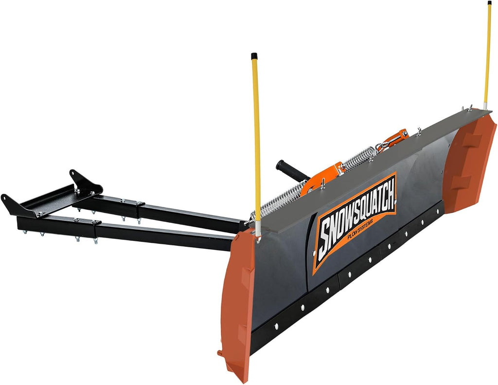 SNOWSQUATCH Deluxe UTV Snow Plow 60-72" Adjustable Steel Blade Mount Kit | Universal Compatible with Most