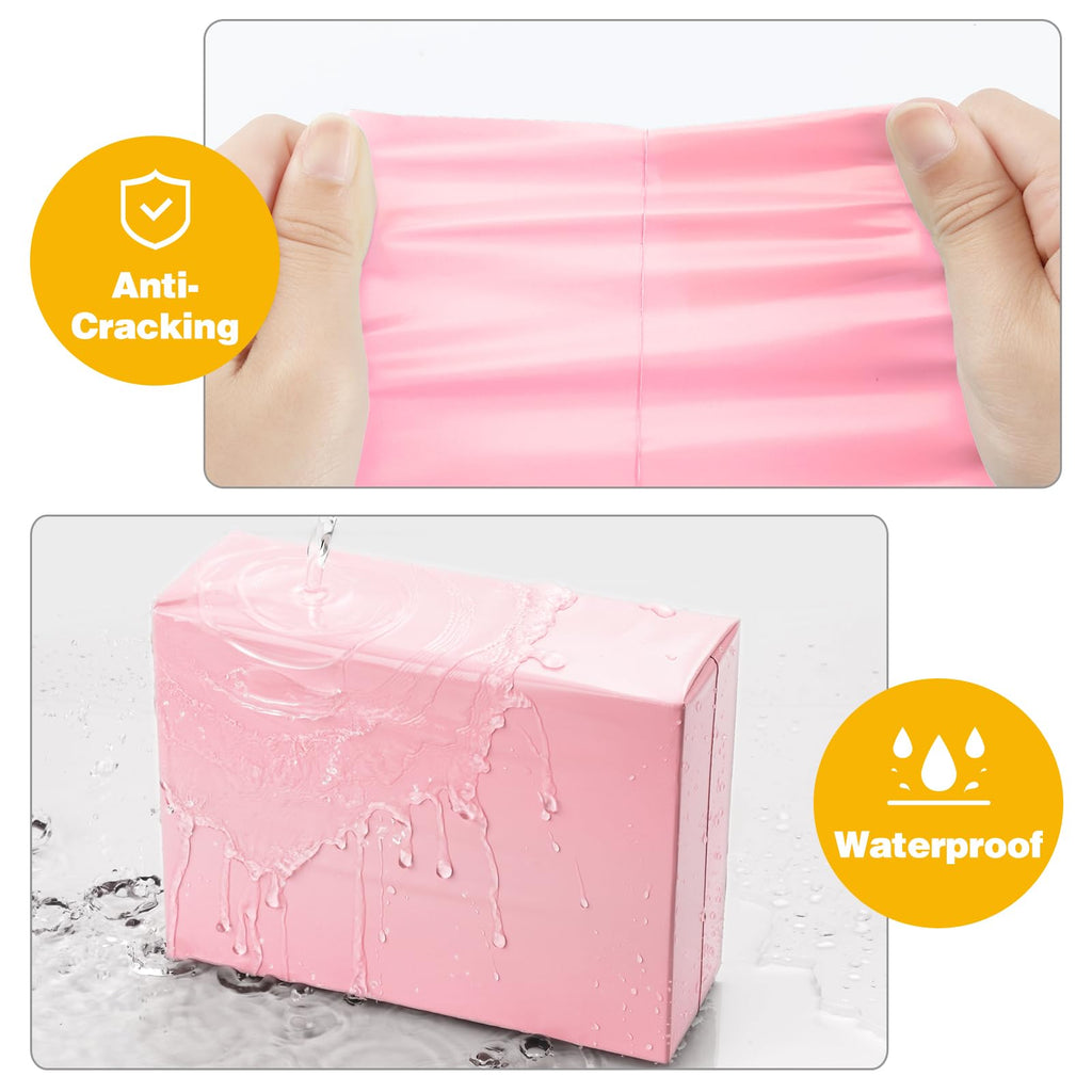 Light Pink 12x15.5 Poly Mailers Large for Small Business, 200pcs