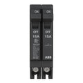 ABB Q-Line Tandem Circuit Breaker • 15A/1P Configuration • 120/240 VAC