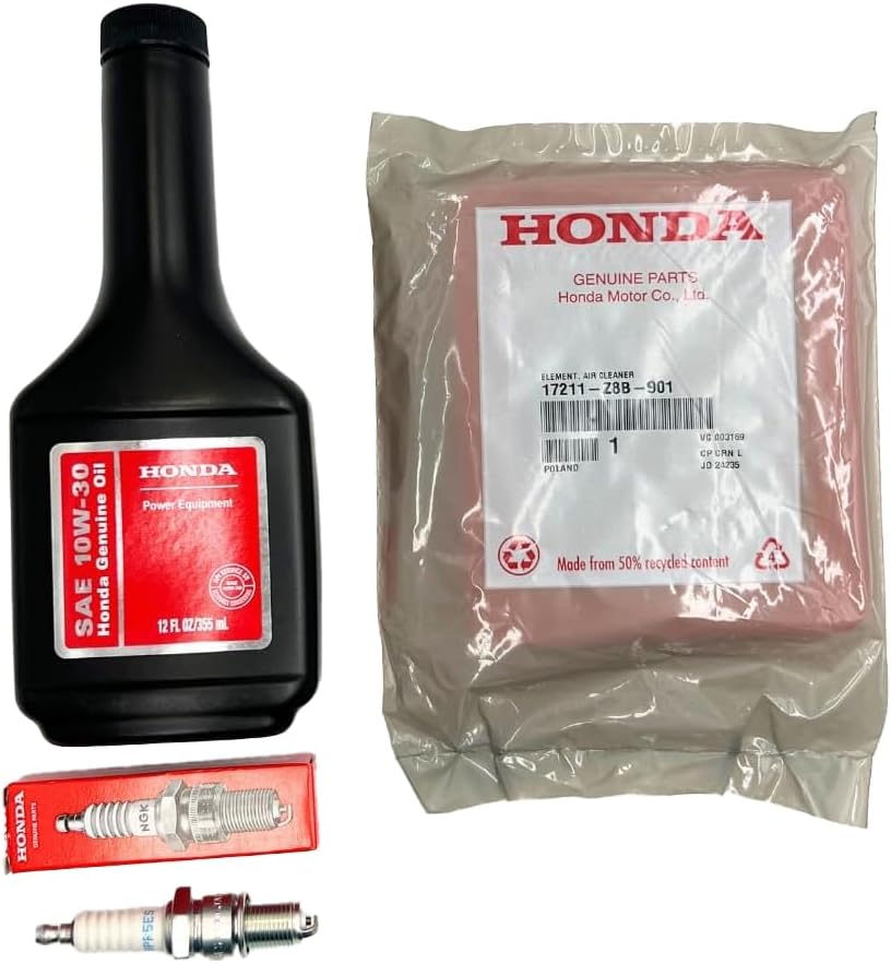 Honda Lawn Mower Tune Up Kit for GCV160, GCV170, GCV190LA, GCV200, GC190 & GC160 Engine - Kit Includes 17211-Z8B-901