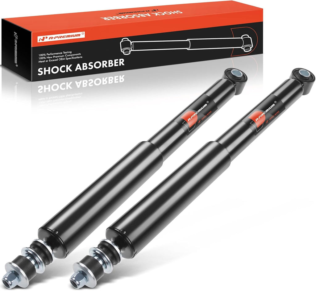 A-Premium Rear Shock Absorbers, Set of 2 - Compatible with Toyota