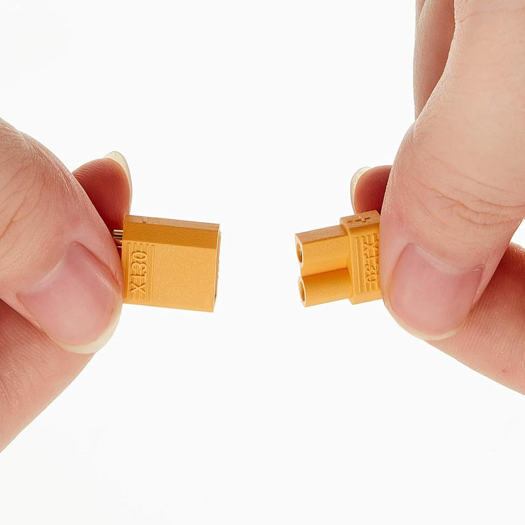 Frienda 30 Pairs XT30 Connectors Male Female, Gold Plated RC Lipo Battery