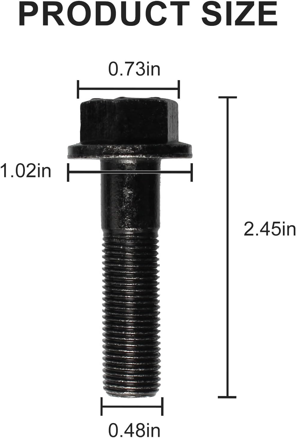 Mower Blade Bolts 243583 (3pcs) for Grasshopper Lawn Mowers 225 321D 325D 3452 3461 Blades On Mower Decks of Most