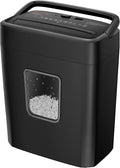 6-Sheet Micro Cut Paper Shredder for Home, P-4 Security Level | Shreds Credit Cards, Mail, Staples & Paper Clips