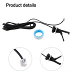 Flow Switch Assembly for 15 ft Cable for Systems Replaces GLX-FLO-HP and Q-12DS-C2, PP Construction for 1/2" Thread for Easy Installation