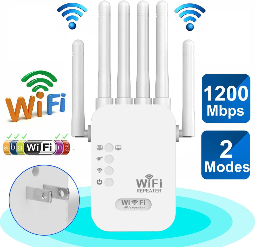 2026 WiFi Extenders Signal Booster for Home Long Range Up to 12880 sq. ft & 40 Devices, WiFi Extender Signal Booster