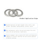 RPS-IND 2PCS AXK4060 Thrust Needle Roller Bearings with Washers