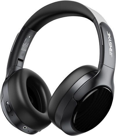 Wireless Noise Cancelling Headphones, 120H Playtime, Over Ear Headphones | 45dB Hybrid active passive noise