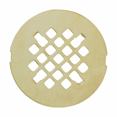 4-1/4" OD Gold Brushed Shower Drain Cover,Round Shower Floor Drain