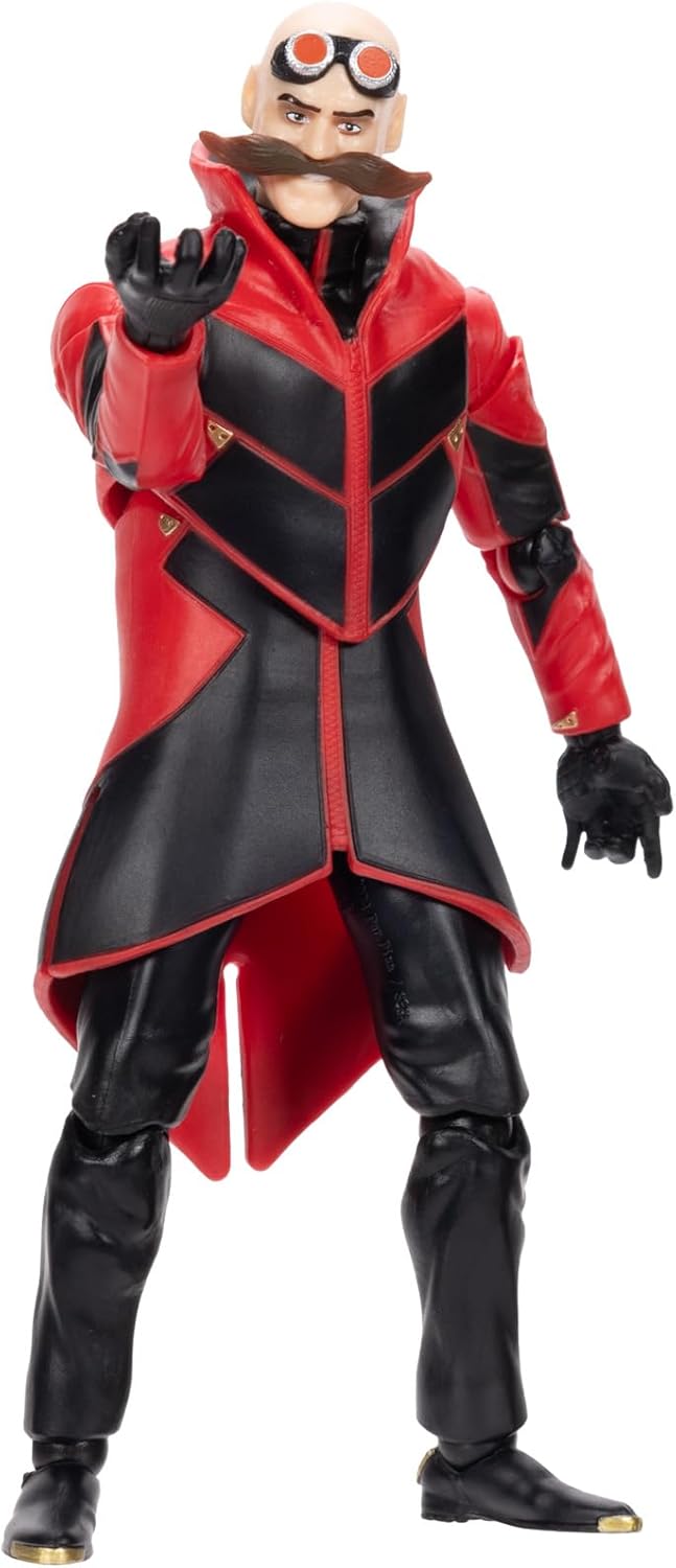 Sonic 3 Movie Action Figures 5-Inch Ivo Robotnik Collector Toy Figure, Highly Articulated for Boys Girls - Officially