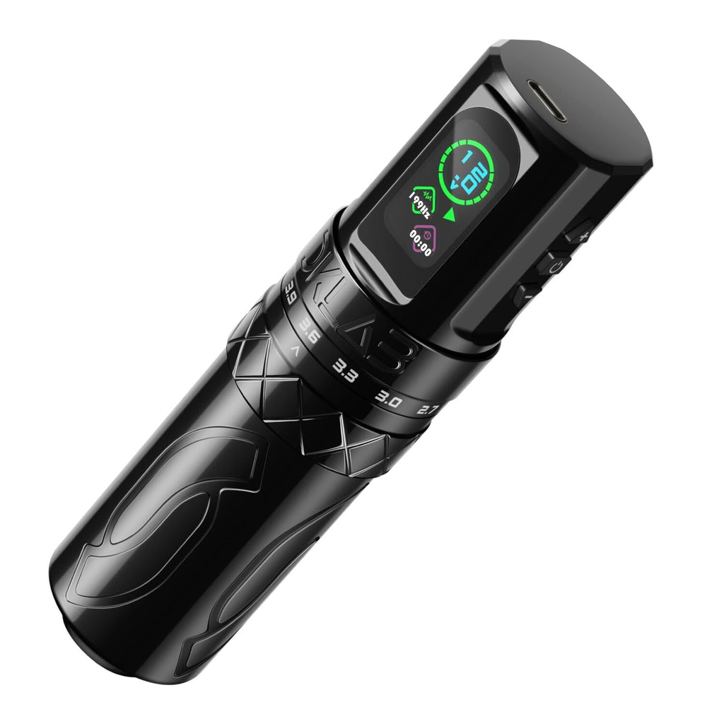 DKLAB Mizar Tattoo Pen Machine,Rotary Tattoo Gun Kit Load Strong Japanese Coreless Motor,Stroke Adjustable Start from
