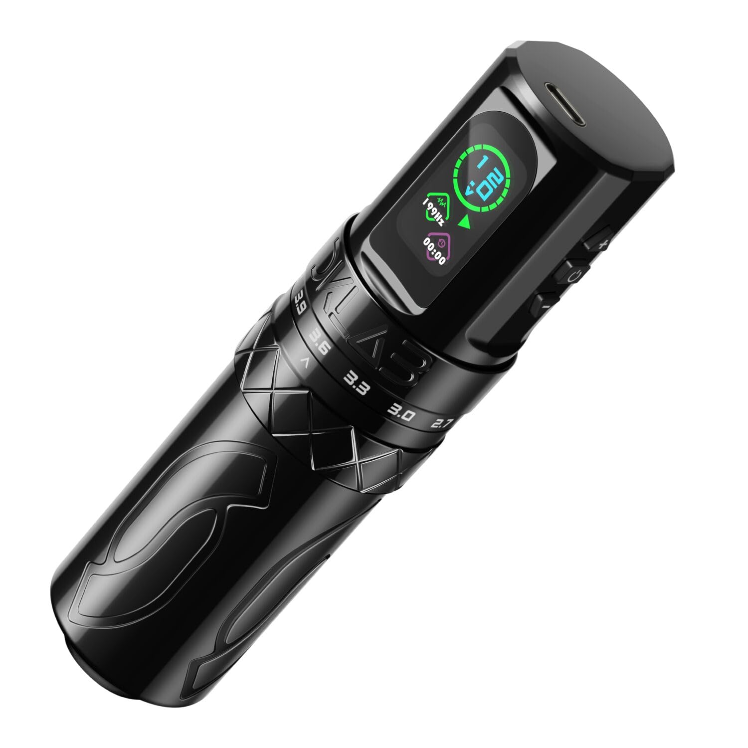 DKLAB Mizar Tattoo Pen Machine,Rotary Tattoo Gun Kit Load Strong Japanese Coreless Motor,Stroke Adjustable Start from