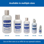 Wall-Mount Eyewash Station with Two 32 oz Bottles