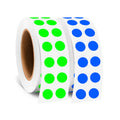 0.25 Inch Small Round Stickers Dot Stickers, 2000 PCS Color Dots