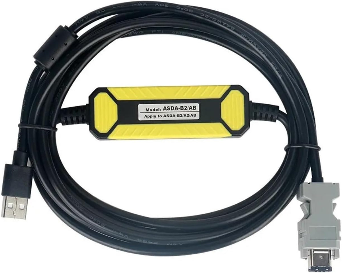 ASDA-B2 AB Suitable for Delta A2 Servo Drive CN3 Connect PC Communication Programming Cable ASD-CNUS0A08 A3 B3 E3-E(ASD-CNUS0A08)