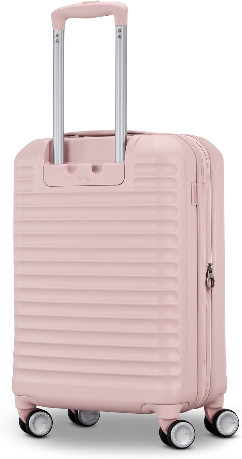 Stratum 3.0 Carry-On Spinner, Airline Approved, Durable Hardside Luggage, Expands 1.5", RightHeight Adjustable