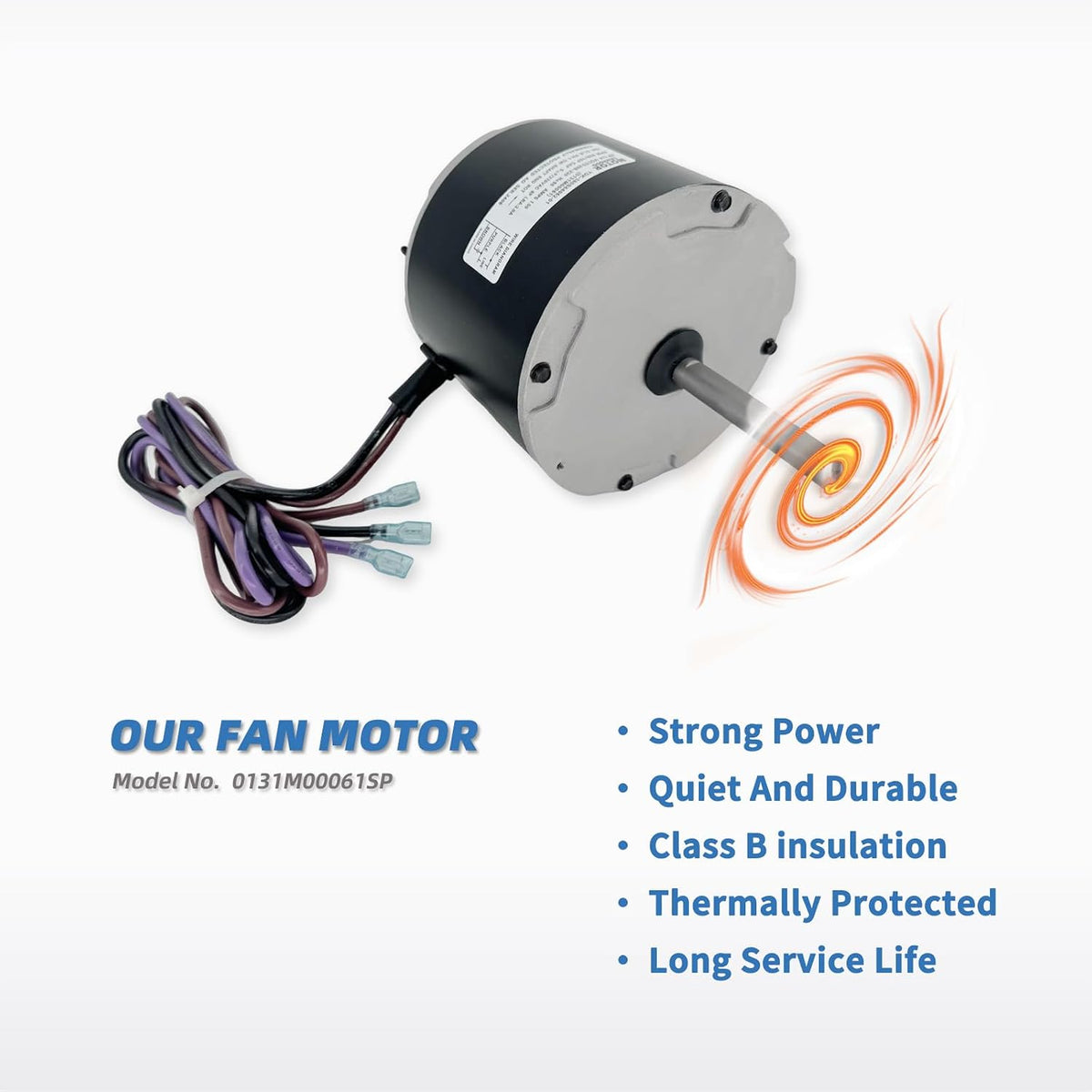 0131M00061SP 0131M00014PS Condenser Fan Motor Replace Goodman