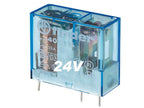 Finder Relay, Spdt, 250Vac, 10A - 40.31.9.024.0000