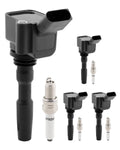 UF717 Ignition Coil and Spark Plugs fit for Audi Volkswagen