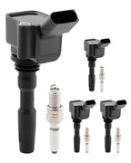 UF717 Ignition Coil and Spark Plugs fit for Audi Volkswagen