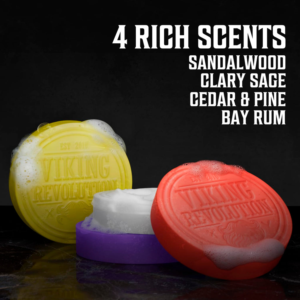 Shaving Soap for Men - Shave Soap for Use with Shaving Brush and Bowl for Smoothest Wet Shave, Shaving Soap Puck - 4
