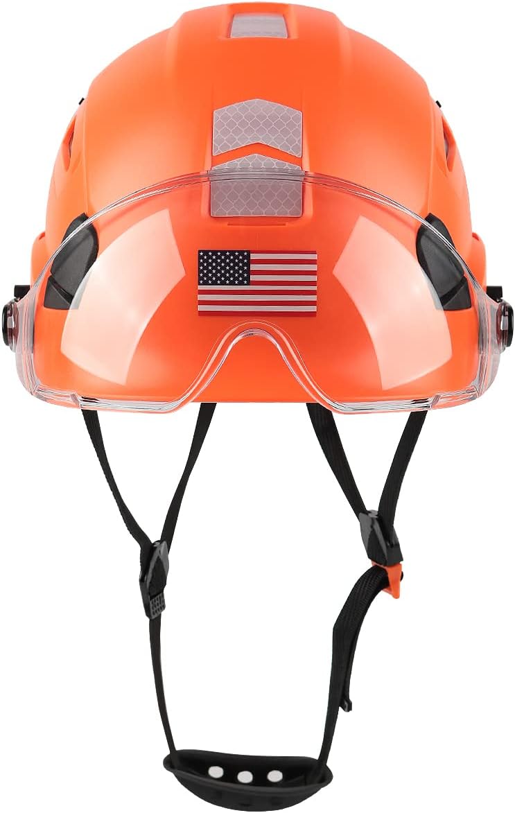 Construction Safety Work Helmet Vented Men Hard Hat with Visor