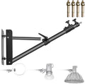 Wall Mounting Boom Arm with Triangle Base for Photography Studio Video Strobe Light Monolight Softbox Umbrella
