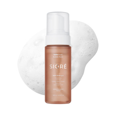 NMN Fresh Bubble Toner, 10,000ppm NMN Bubble Essence with Glutathione, Ceramide & Centella, No Cotton Pad Korean
