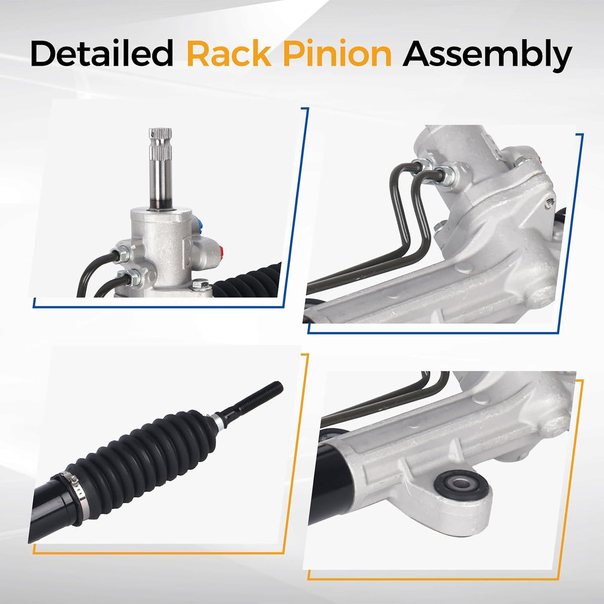 PAROD Power Steering Rack and Pinion Assembly Fit for Acura CL 2001-2003, Honda Accord 1998-2002 2.3L L4 Replace#53601S3MA01