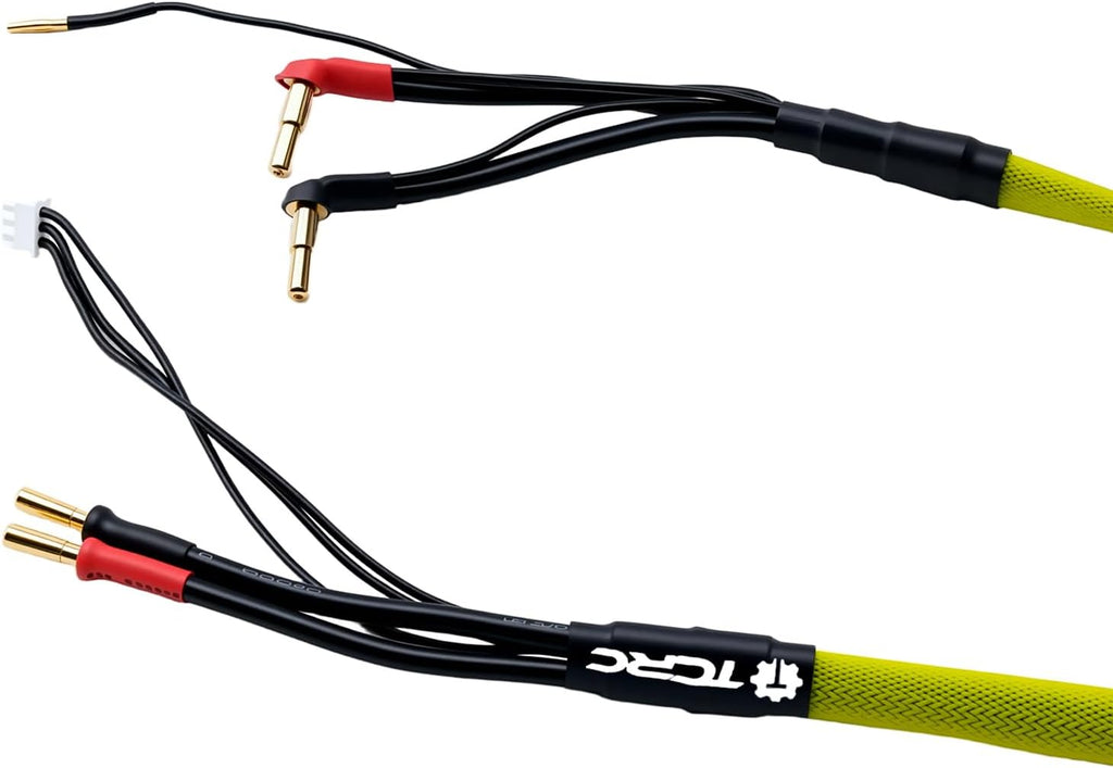 1pc 600mm 1s & 2s RC Lipo Battery Charging/Balance Cable Leads with 4mm/5mm Bullet Connector