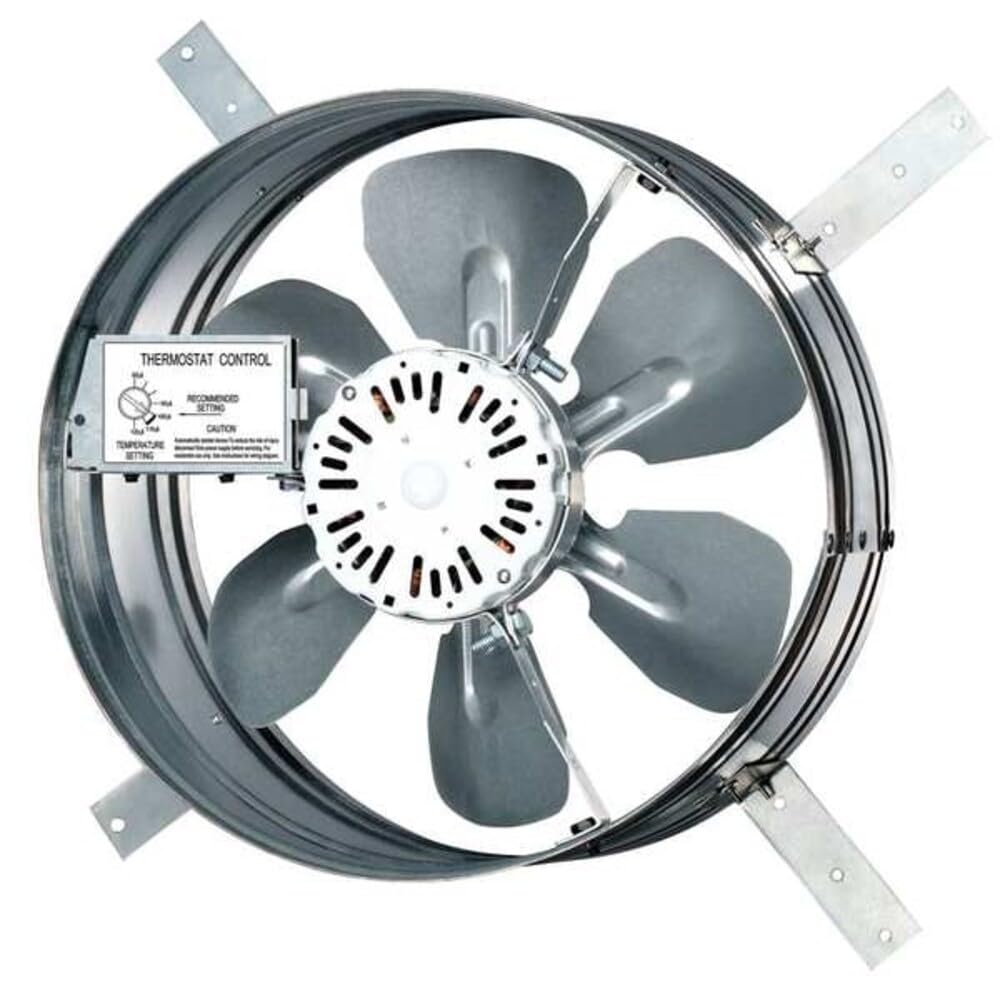 Dayton 1220 CFM Gable Mount Attic Fan, 120V 10W193-1 Each