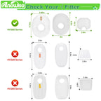 Filter Replacement for Shark Rocket HV301 HV302 HV30126 HV300 HV305 Vacuum