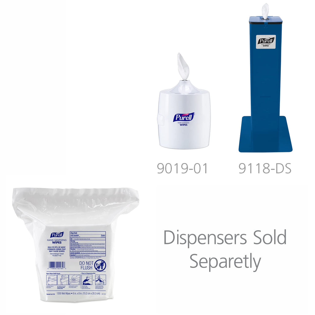 Hand Sanitizing Wipes Dispenser Refill, 2pk x 1200ct - 9118-02