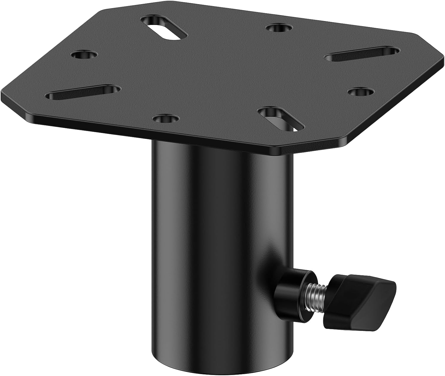 Metal Speaker Stand Mounting Plate for Standard 35mm Speakers Pole or Tripod Stands - 35mm Speaker Adapter Bracket