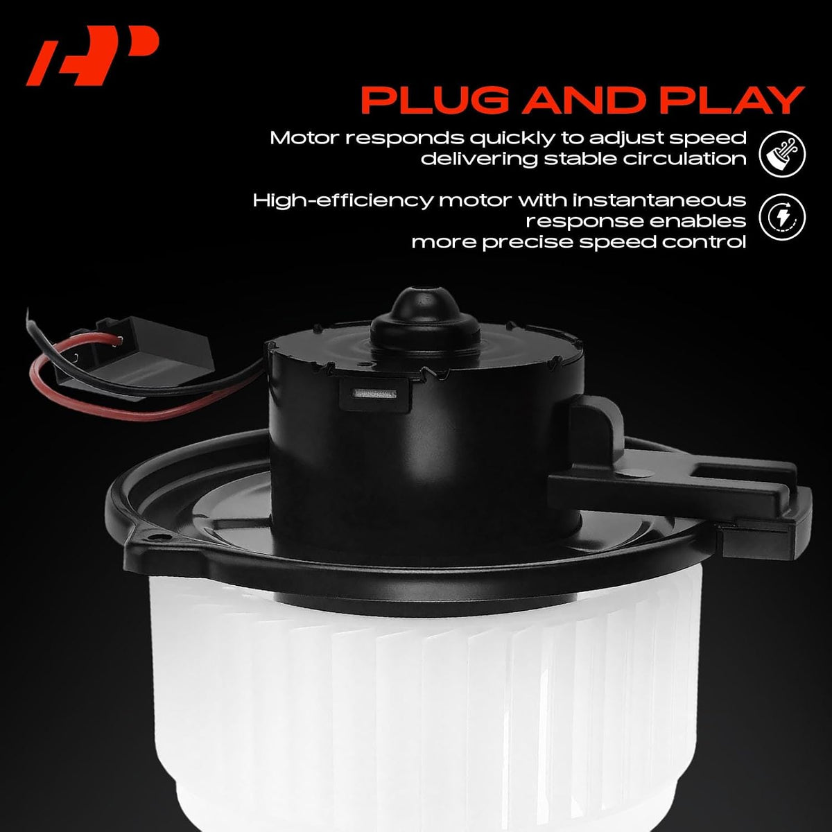 A-Premium Front HVAC Heater Blower Motor with Fan Cage