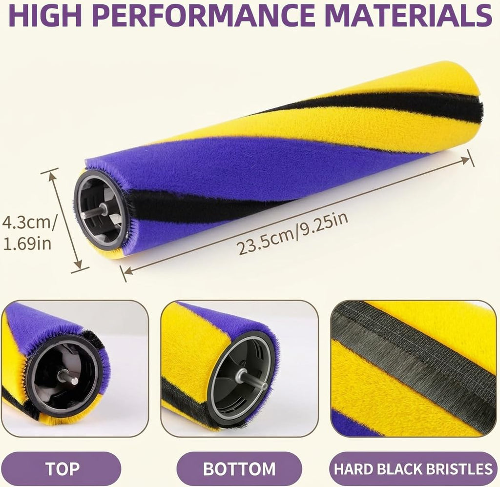 Soft Brush Roller Replacement for Dyson V12 V15 Detect Slim Outsize Series