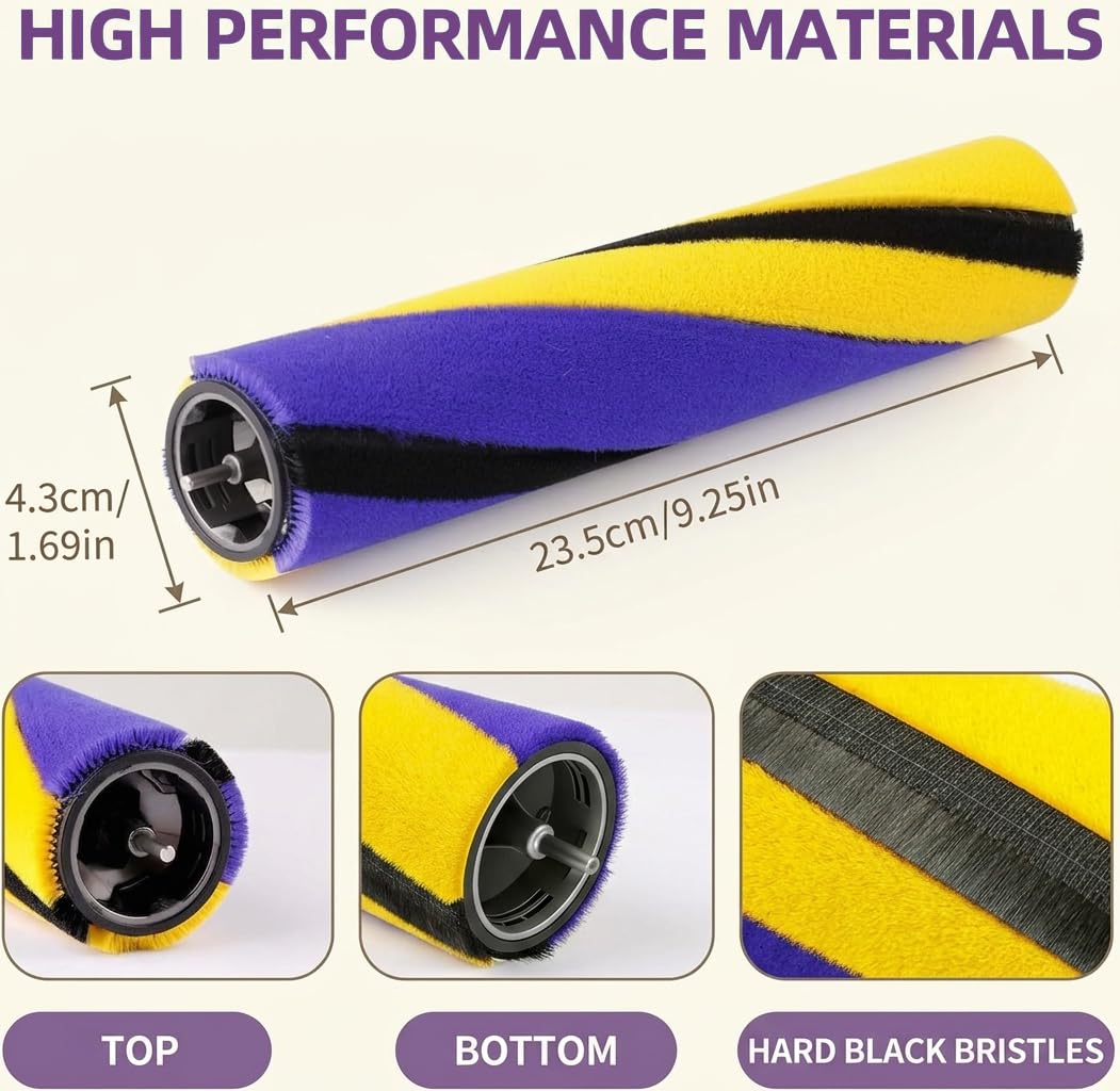 Soft Brush Roller Replacement for Dyson V12 V15 Detect Slim Outsize Series