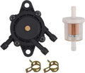49040-2075 Fuel Pump 49040-7001 & 49019-0027 Fuel Filter for Lawn Mower kawasaki FH721V FH680D FH680V FH721D FH381V FH770D FD731V FX730V FX751V FX801V FX850V