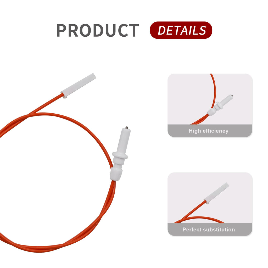 GEIparts DG94-00539A Gas Range Surface Burner Igniter Spark Plug Replace Ceramic Electrode Replacement Parts Not Universal