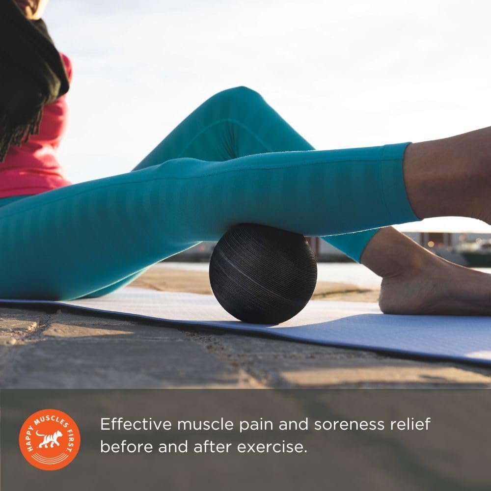 Tiger Ball 5.0 Foam Roller Ball– Deep Tissue Massage Ball – Trigger Point Massage Therapy: Relief for HIPS, Glutes