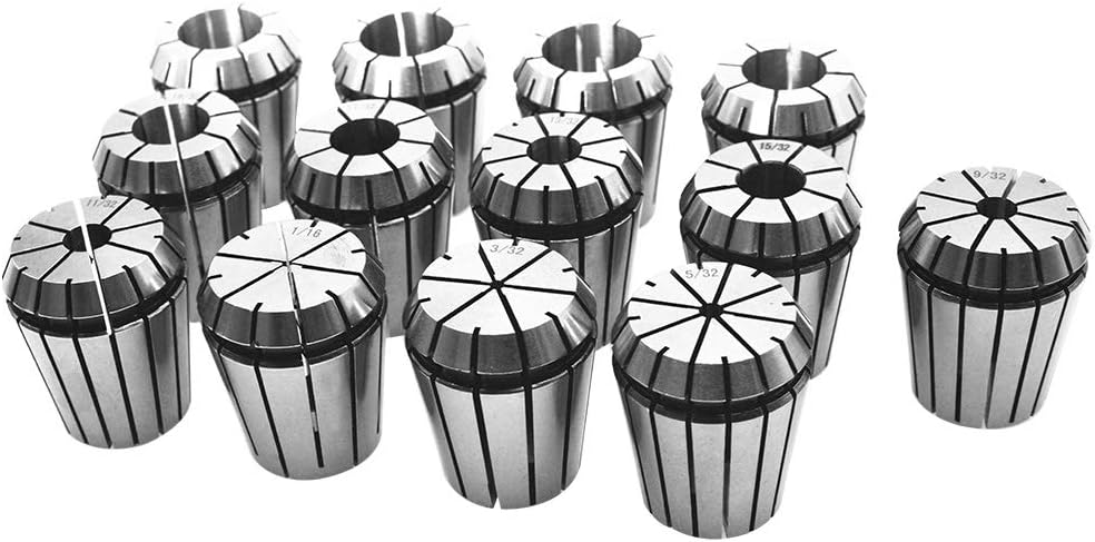 findmall ER32 Collets Set 13PCS 1/16"-13/16"