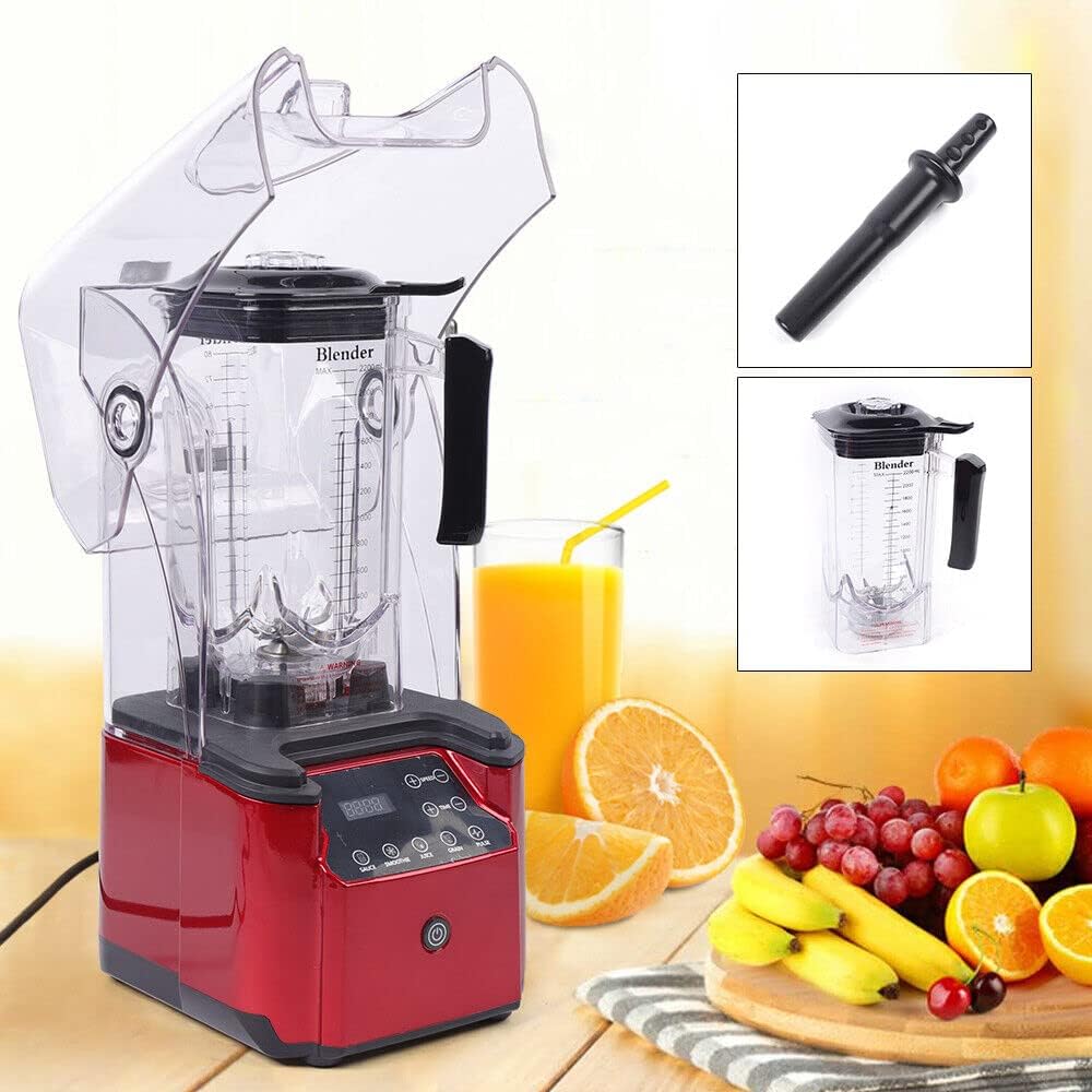 Professional Commercial Blender, Soundproof Cover Blender With Shield Quiet Sound Enclosure For Crushing Ice