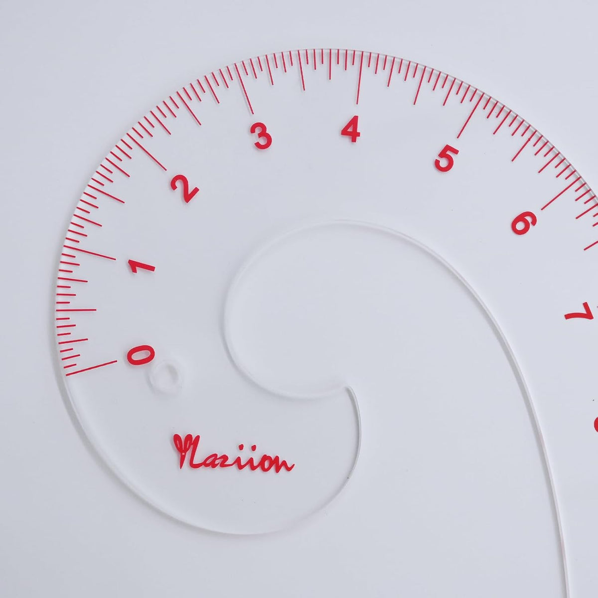 12-Inch 3mm Acrylic French Curve Ruler for Sewing & Pattern Making | Non-Yellowing; Drafts Armhole, Hip, Comma & Vary