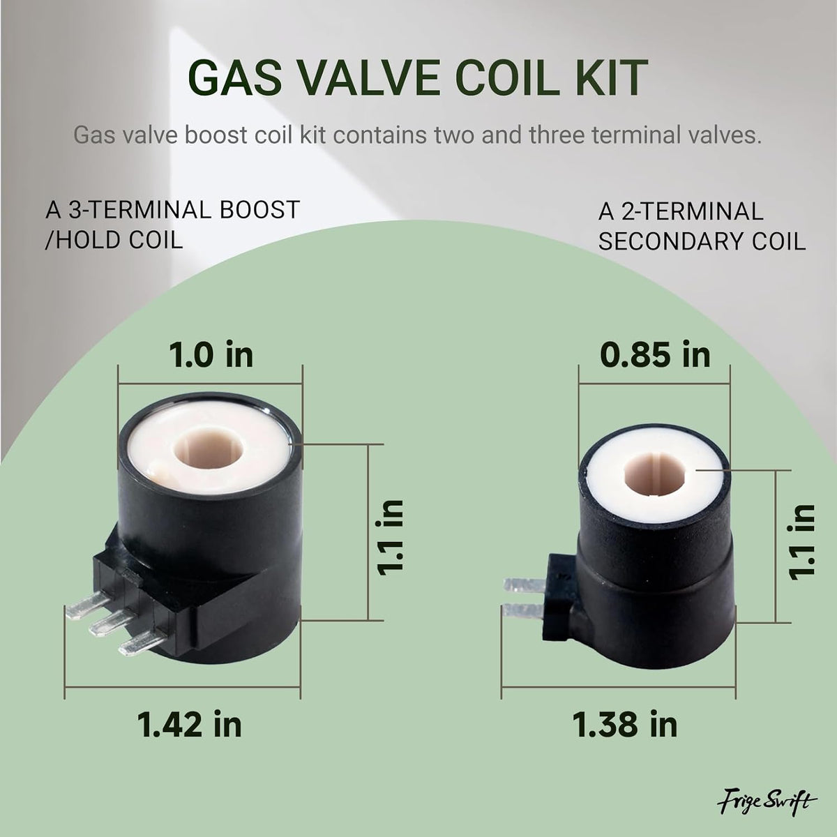 279834 Dryer Gas Valve Ignition Solenoid Coil Kit For Whirlpool Kenmore