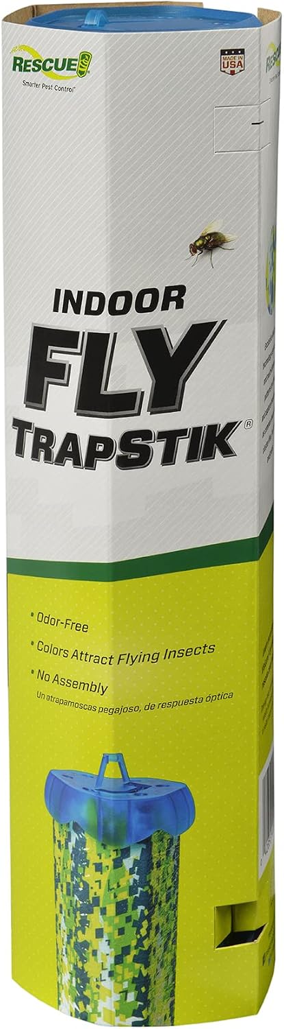 Non-Toxic TrapStik for Flies – Indoor Hanging Fly Trap - 4 Pack